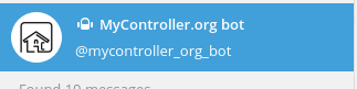 telegram search mycontroller bot